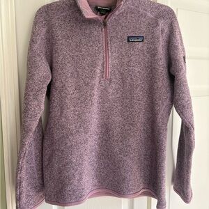 Patagonia Half-Zip Pullover Sweatshirt in Heathered Lavender